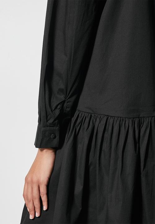 Superbalist - Peterpan collar dress - black