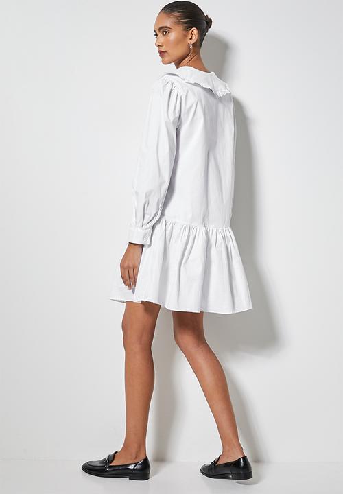 Superbalist - Peterpan collar dress - white