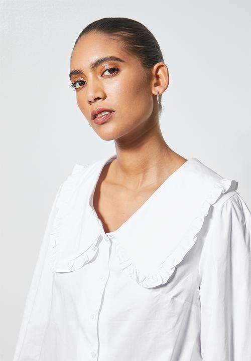 Superbalist - Peterpan collar dress - white