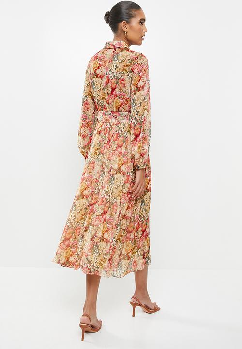 MANGO - Dress pinkie - multi