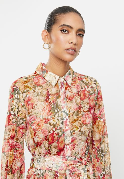 MANGO - Dress pinkie - multi