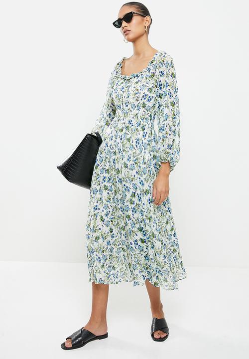 MANGO - Dress ocean - multi 