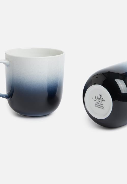 Galateo - Ombre mug set of 4-cobalt blue