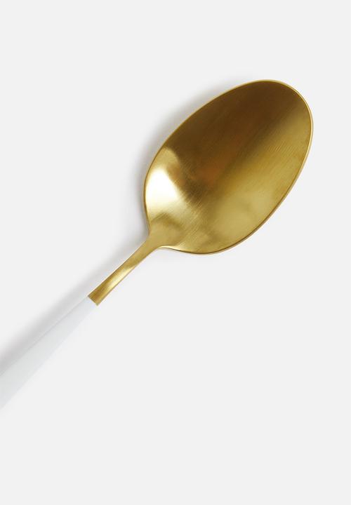 Jenna Clifford - Satin teaspoon set of 6-gold