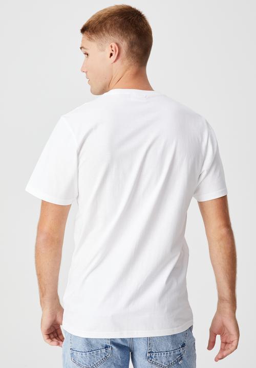 Cotton On - Tbar collab pop culture t-shirt - white