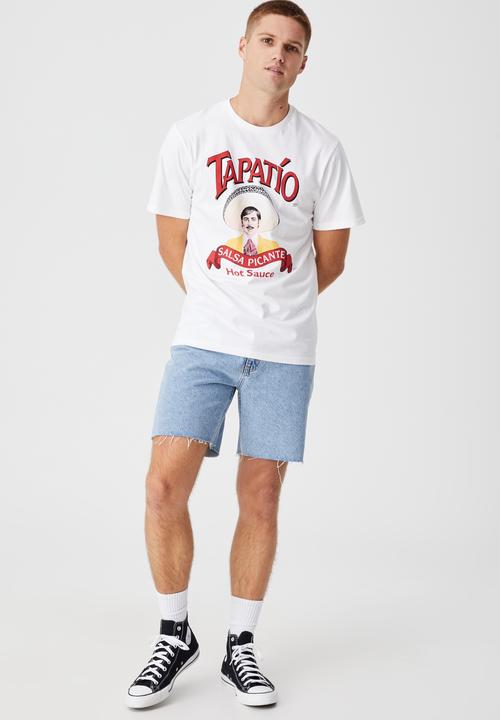 Cotton On - Tbar collab pop culture t-shirt - white