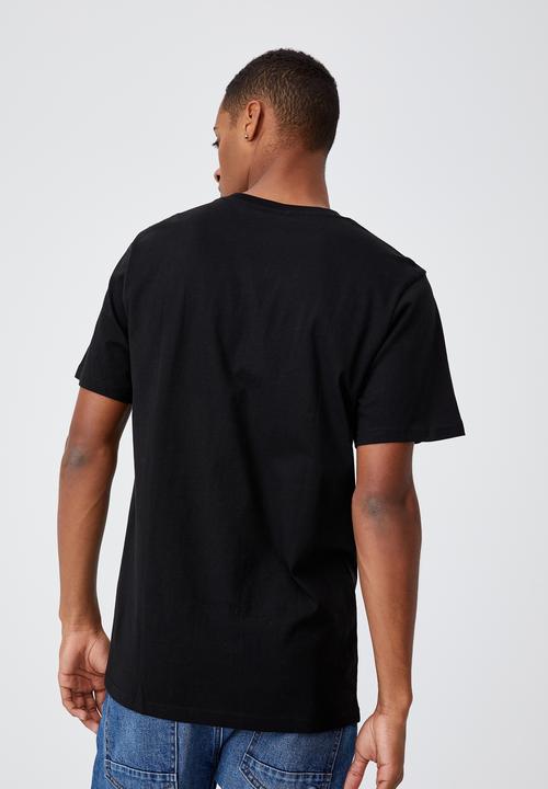 Cotton On - Tbar text t-shirt - black