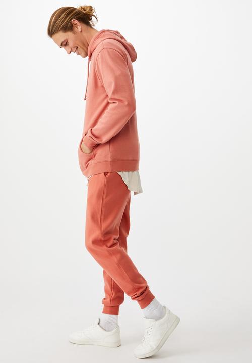 Cotton On - Trippy slim trackie - peach splash