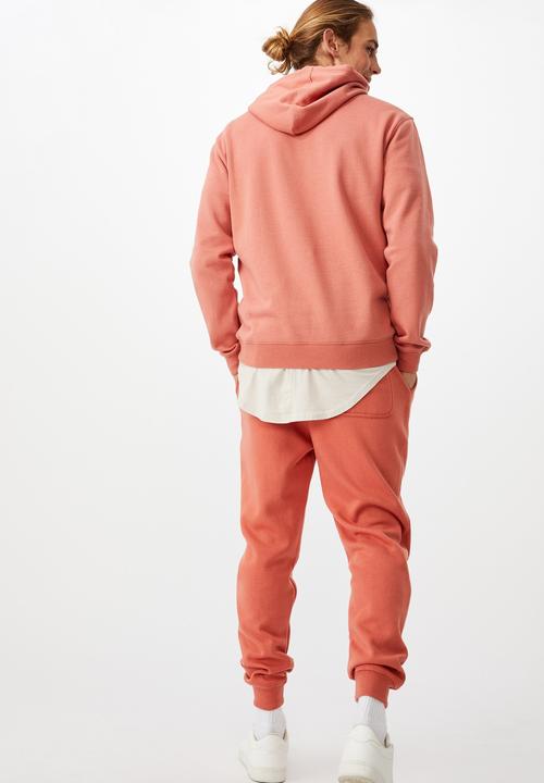 Cotton On - Trippy slim trackie - peach splash