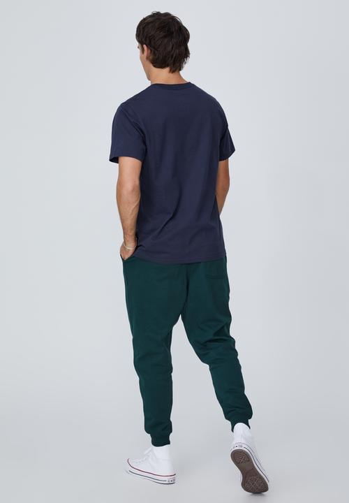Cotton On - Trippy slim trackie - green
