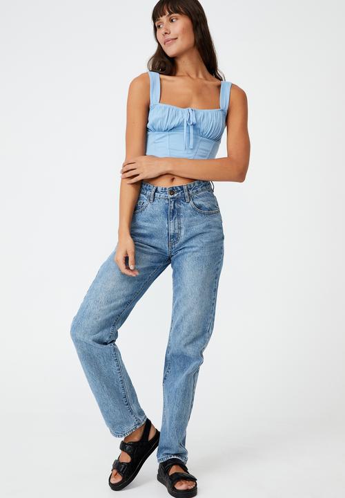 Cotton On - Floyd corset cami - blue