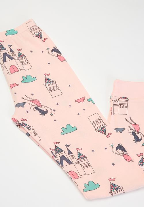 Pop Candy - Girls multi print pj set - multi