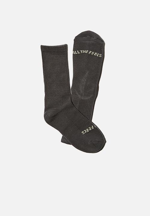 Typo - Staycation sock - black