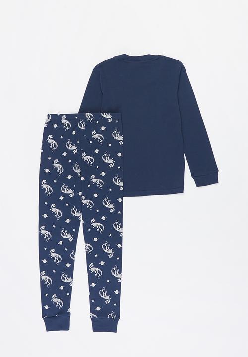 Pop Candy - Boys sleep set - navy & white 