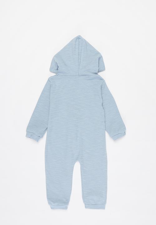Pop Candy - Bunny ears romper - baby blue