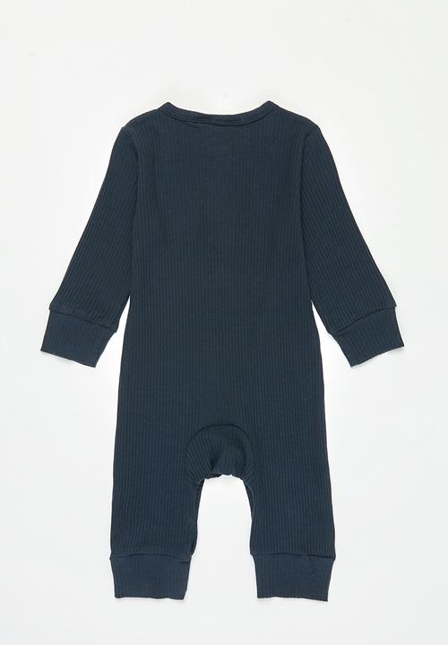 Pop Candy - Henley romper - navy