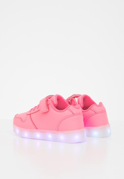 Pop Candy - Light up low top sneaker - pink