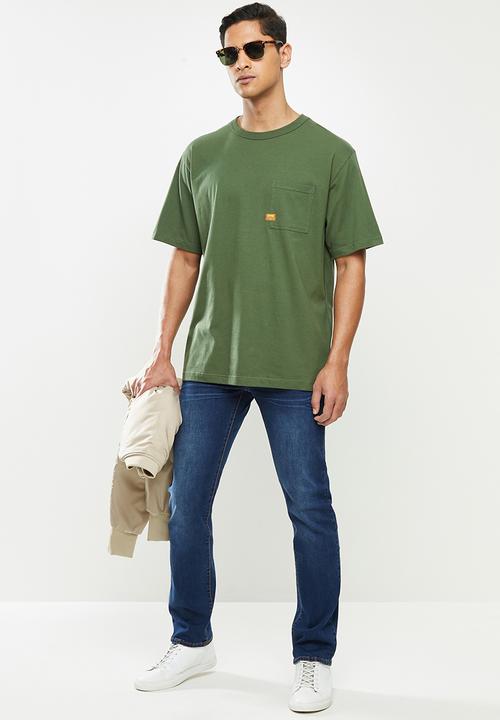 JEEP - Abel short sleeve ess pocket tee - olive