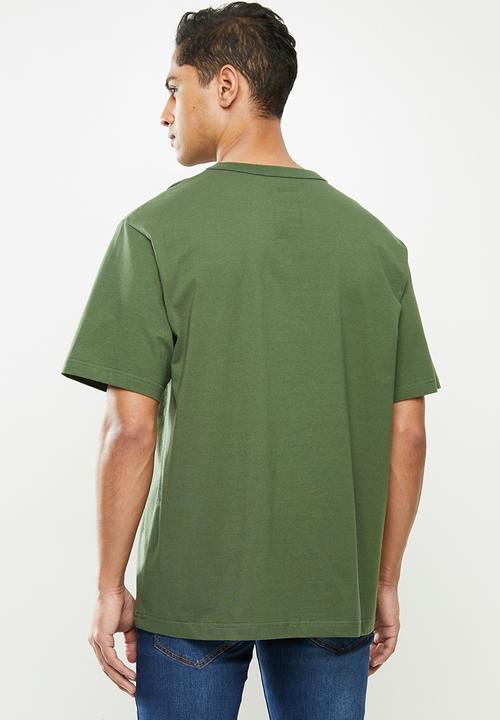 JEEP - Abel short sleeve ess pocket tee - olive