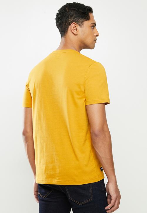 JEEP - Carrick short sleeve graphic tee - mustard