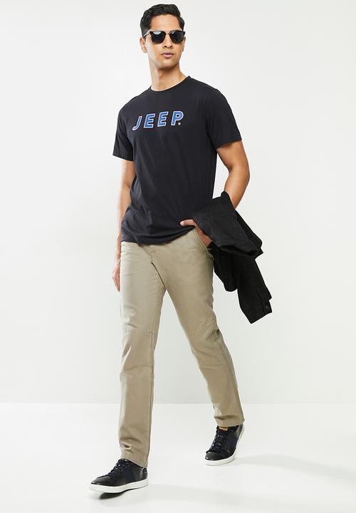 JEEP - Barry logo short sleeve tee - black