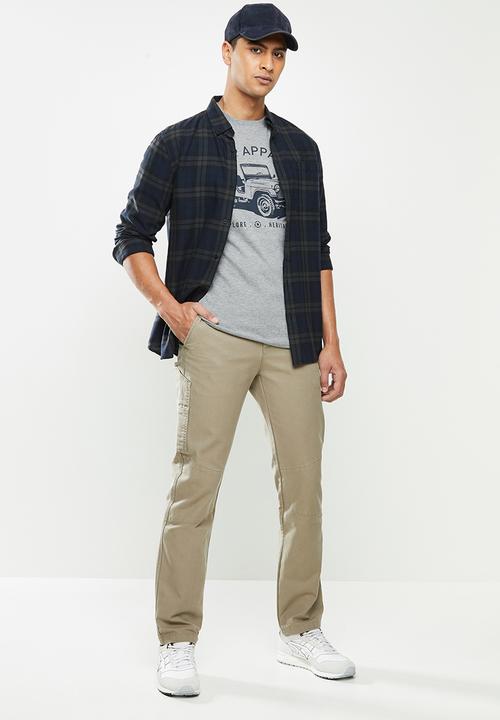 JEEP - Akshay graphic short sleeve tee - grey 