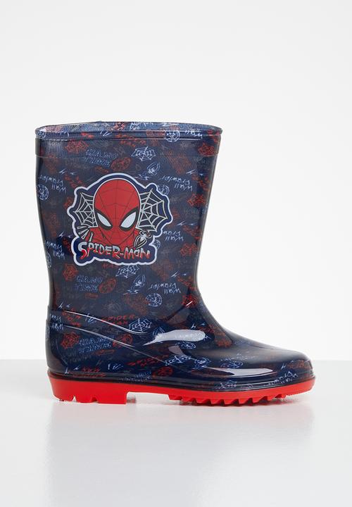 Character Group - Spiderman wellingtons - blue
