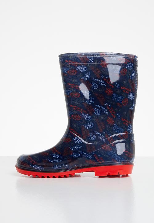 Character Group - Spiderman wellingtons - blue