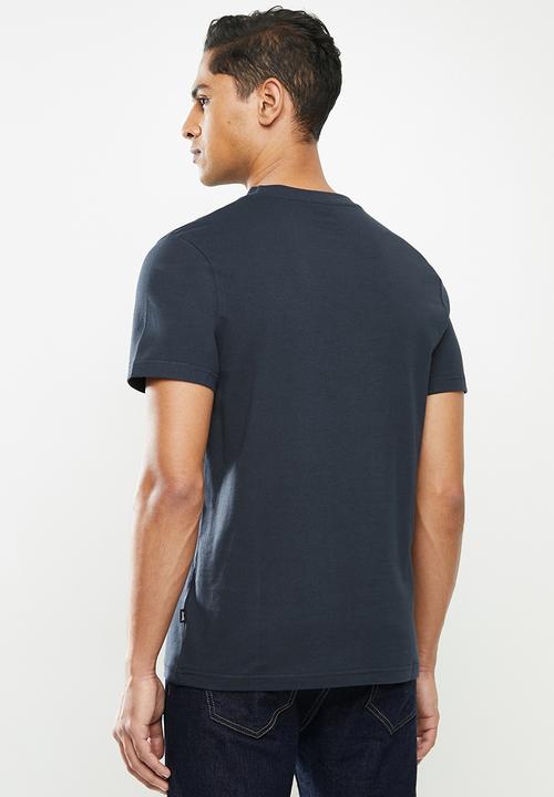 JEEP - Ashton short sleeve logo tee - navy