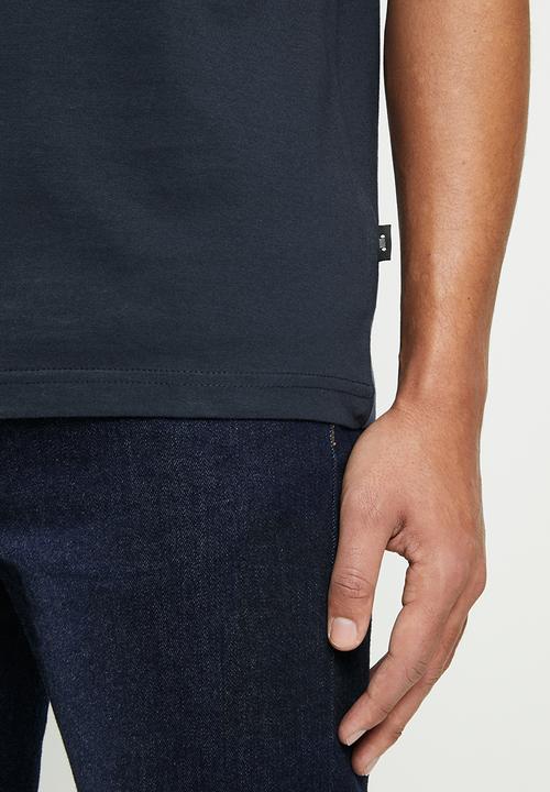 JEEP - Ashton short sleeve logo tee - navy
