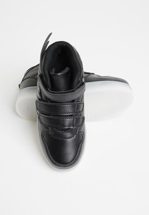 Pop Candy - Boys light up sneakers - black & grey