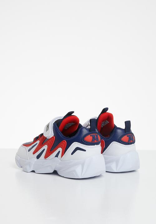Pop Candy - Colour blocked sneakers - white & navy