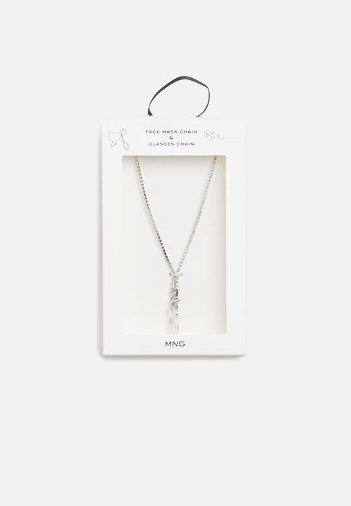 MANGO - Partym sunglasses necklace - silver
