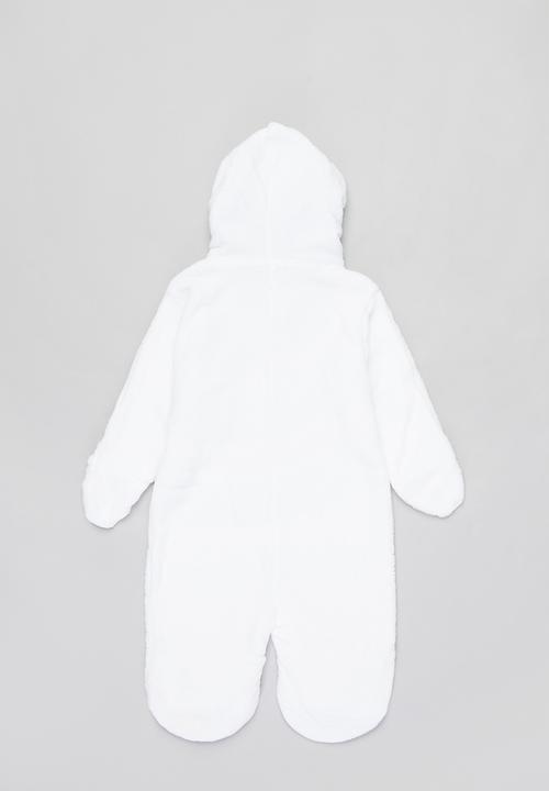 Pop Candy - Hooded sleepsuit - white
