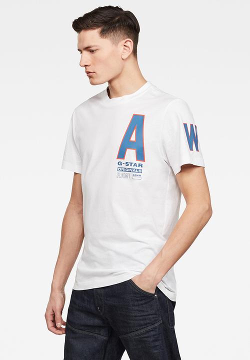 G-STAR - Multi space raw gr r t s\s - white