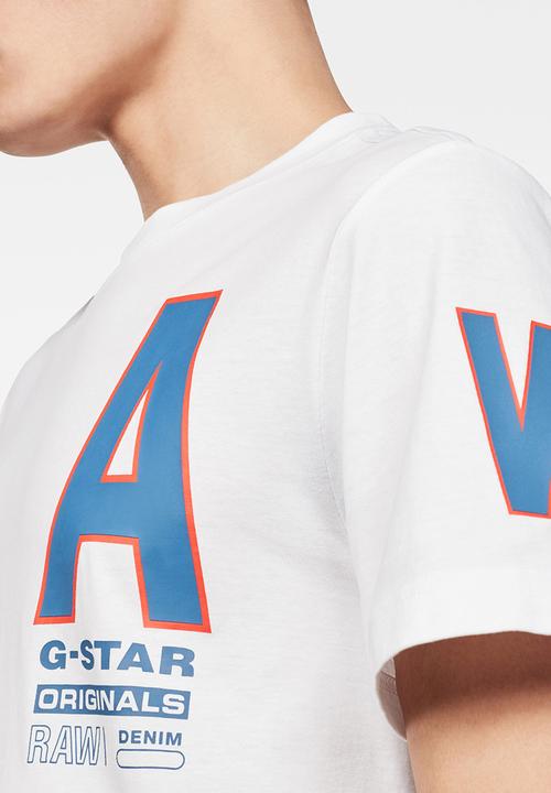 G-STAR - Multi space raw gr r t s\s - white