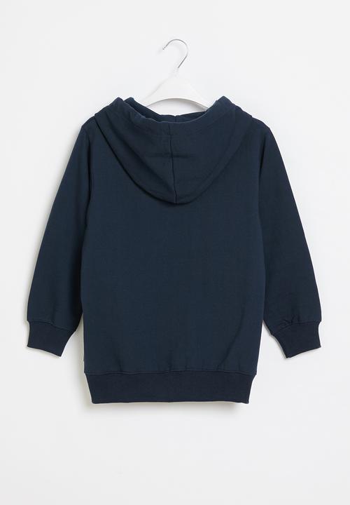 Ben Sherman - Boys cat zip through hoodie - navy