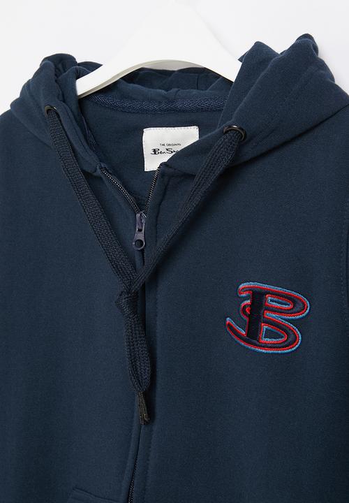 Ben Sherman - Boys b zip through hoodie - navy