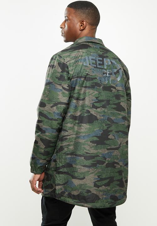 JEEP - Kip regular length coach jacket - camo