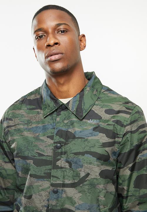 JEEP - Kip regular length coach jacket - camo