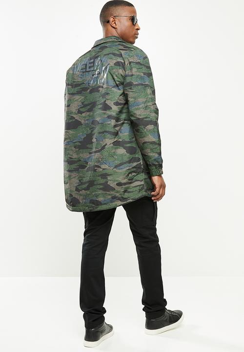 JEEP - Kip regular length coach jacket - camo