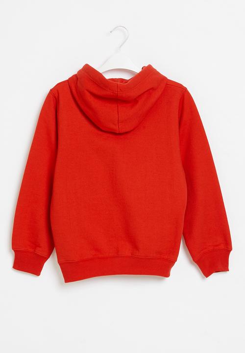 Ben Sherman - Boys cat pullover hoodie - red