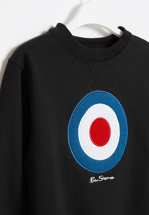 Ben Sherman - Boys target crew - black