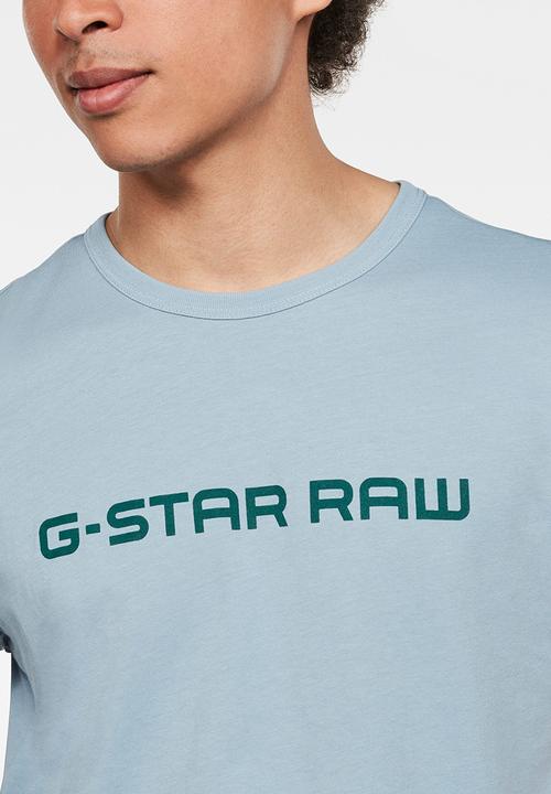 G-STAR - Graphic core straight r t s\s - ash blue