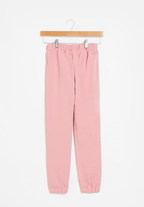 SISSY BOY - Grateful for today basic sweatpants - pink