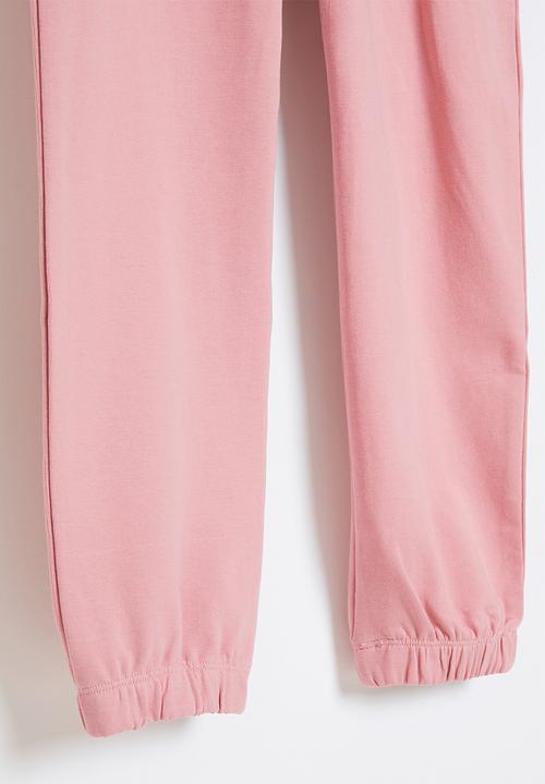 SISSY BOY - Grateful for today basic sweatpants - pink