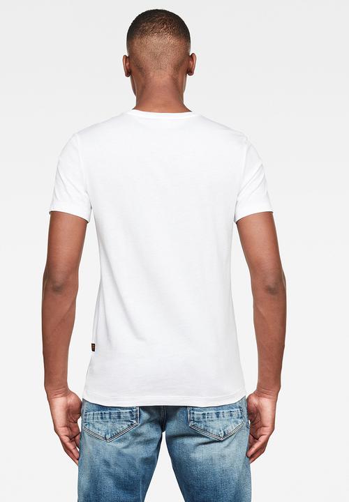 G-STAR - Graw slim r t s\s - white