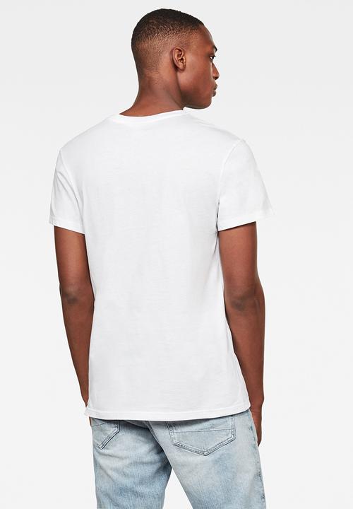 G-STAR - Cube logo r t s\s - white
