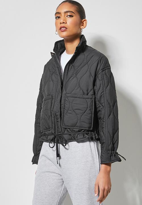 Superbalist - Quilted puffer - black