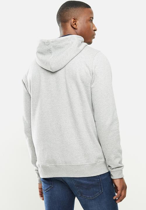 Nautica - Anchor full zip hoodie - grey 